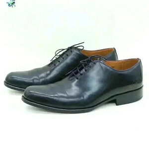 John Fluevog Twin Turbines 104 Prince St Men's Black Leather Oxford Shoe Sz M7.5